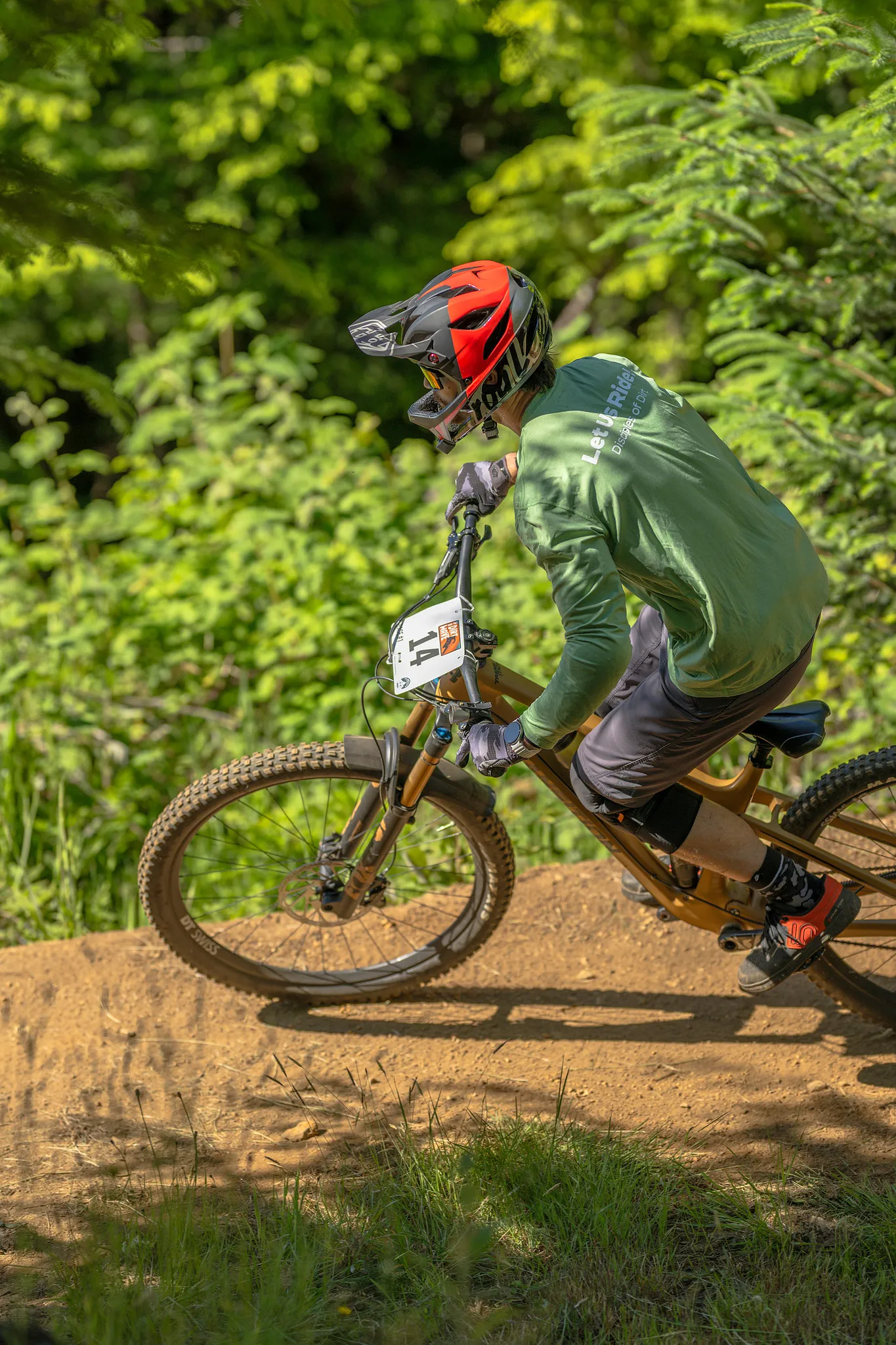 Riders and community at a Ride the Dirt Wave event