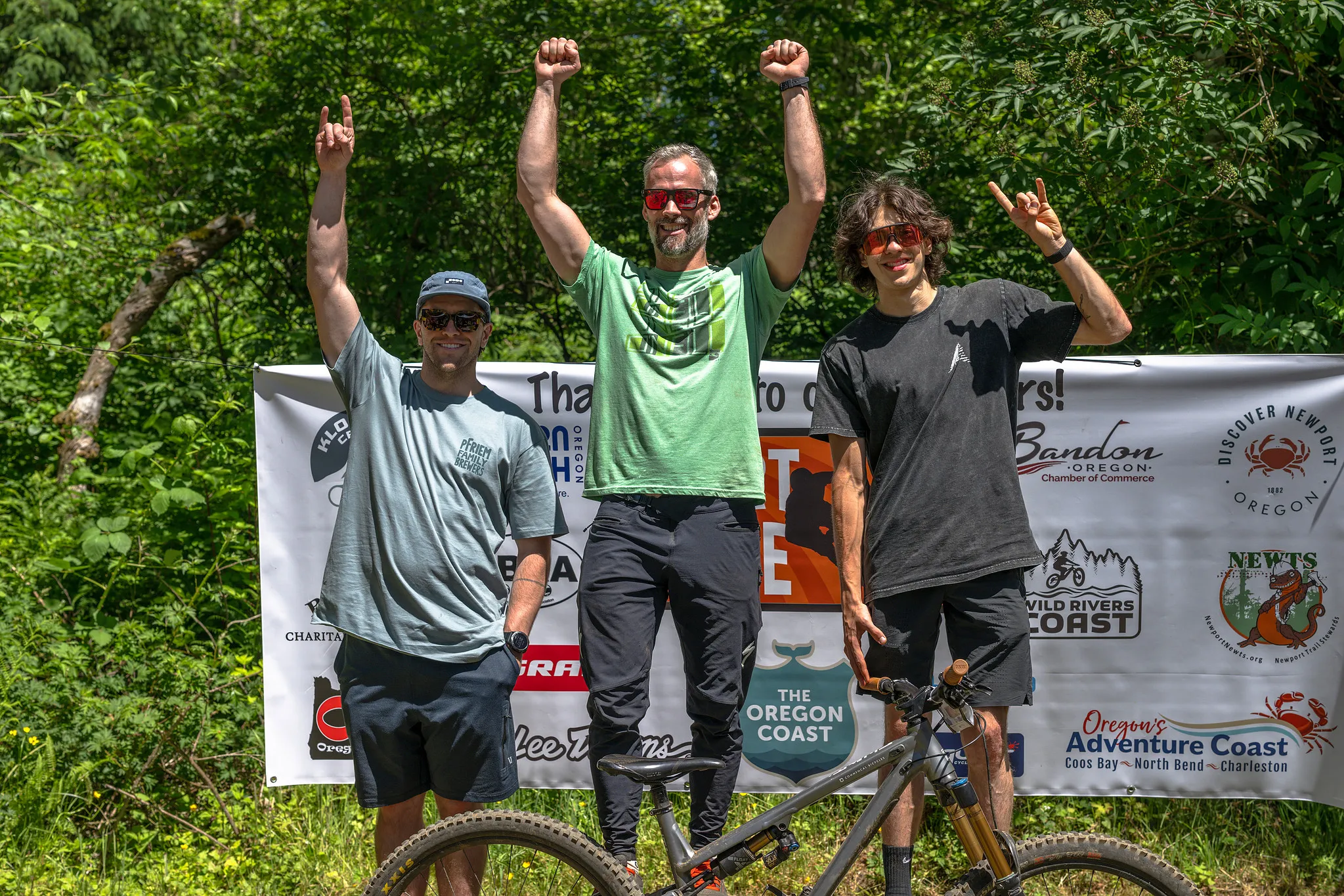 Racer on course at Ride the Dirt Wave