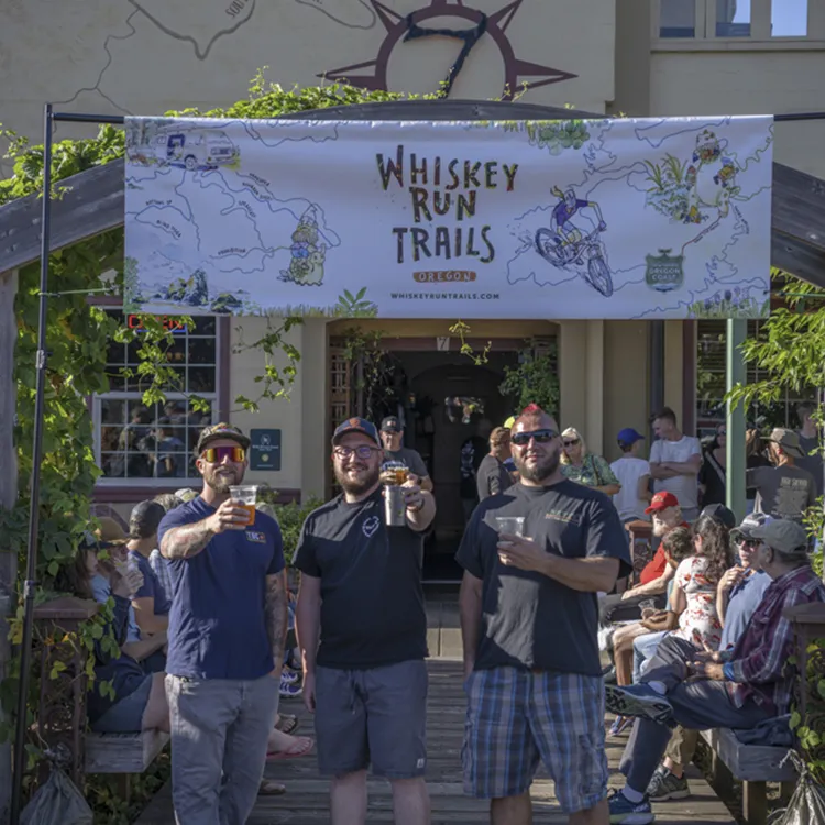 Riders at the Whiskey Run Trails on the Southern Oregon Coast